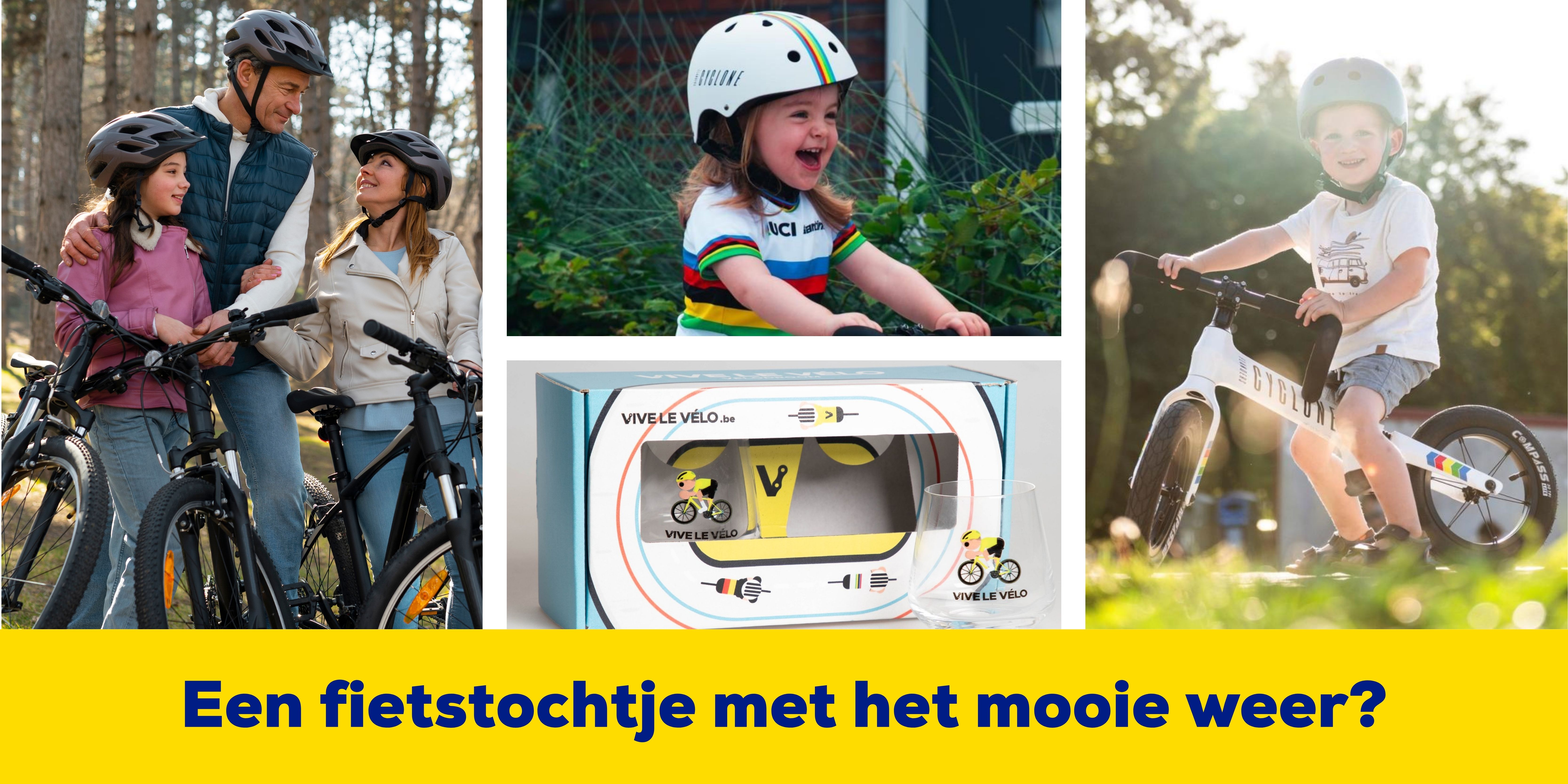 Een fietstochtje met het mooie weer?
